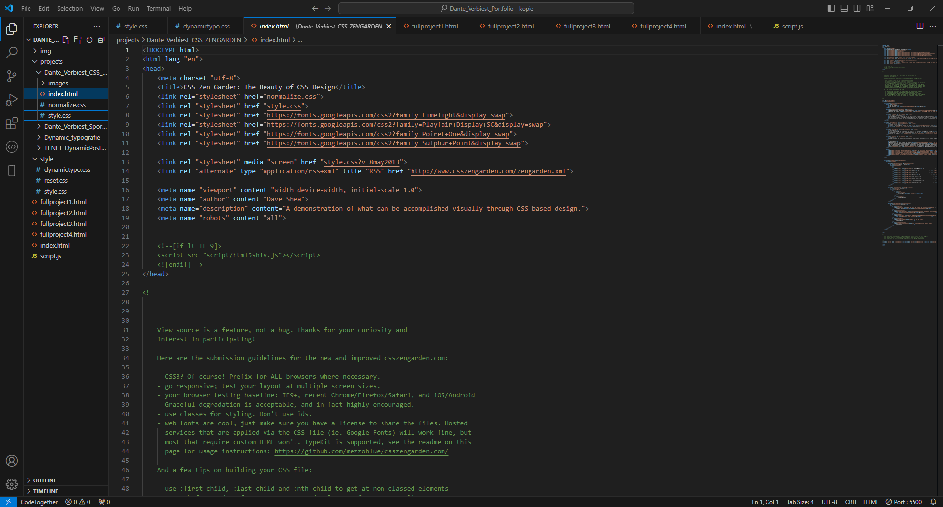 black canvas with colored code